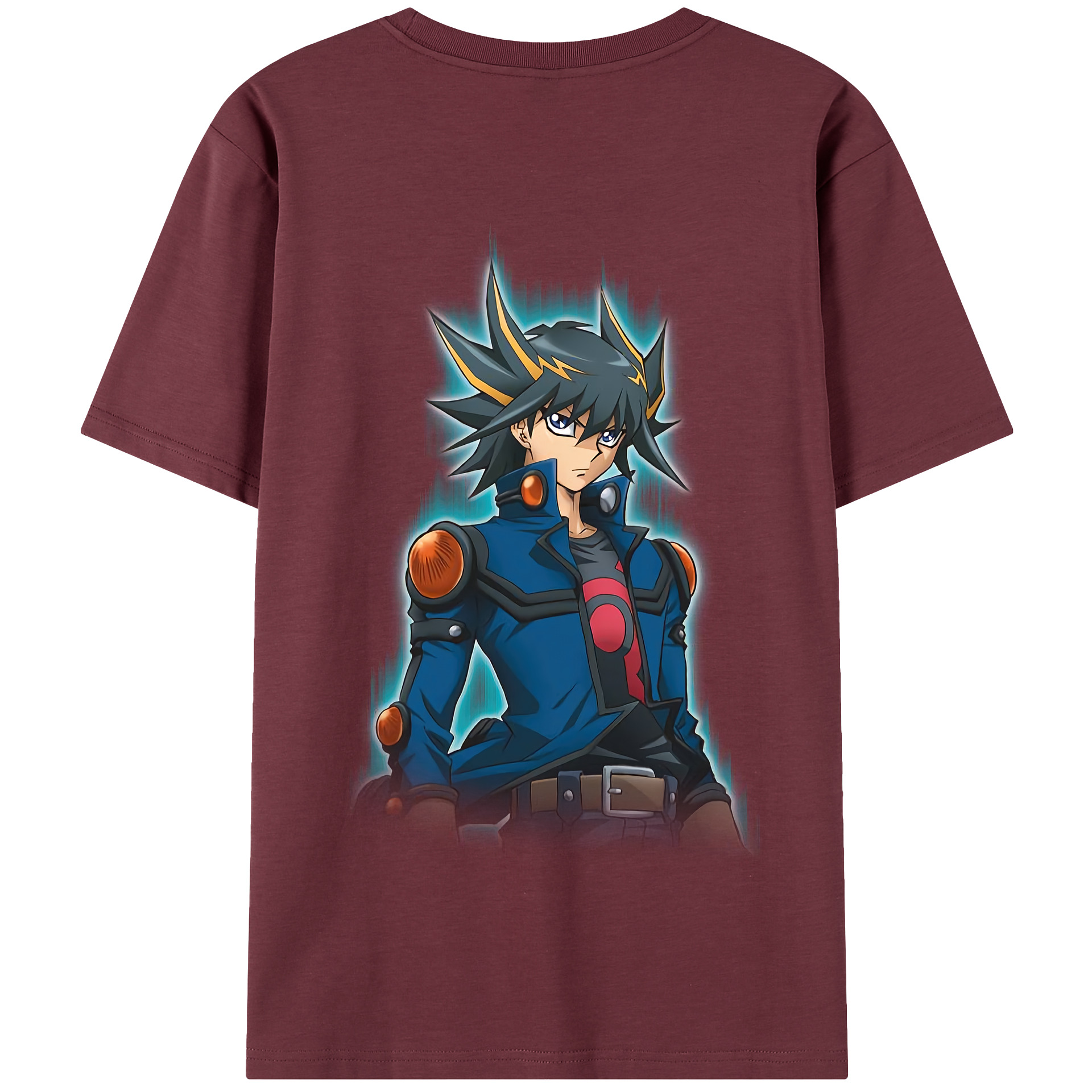 （画像用） 遊☆戯☆王 Yu-Gi-Oh! 綿100％半袖Tシャツ（背面プリント）